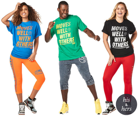 Zumba Fitness Moves Well With Others Tee T-Shirt