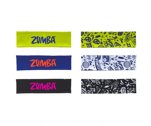 Zumba Fitness City Swag Reversible Headband