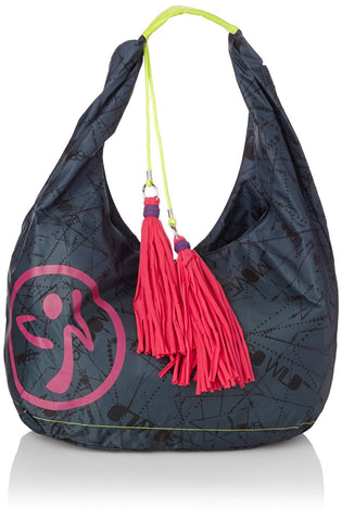 Zumba Fitness Fringetastic Tassel Satchel - Dark N Dirty Slate