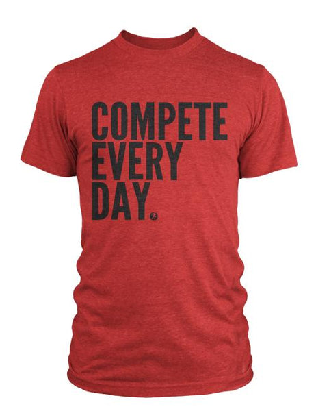Compete Every Day Classic Men's T-Shirt - Red