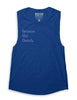 Compete Every Day Because She Dared Muscle Tank - Royal Blue