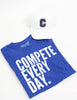 Compete Every Day Classic Men's T-Shirt - Royal Blue