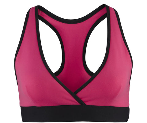 Zumba Fitness Don't Leave Me Hangin' V-Bra - Back to the Fuchsia