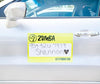 Zumba Fitness Let it Move You Dry Erase Car Magnet with Marker (CLOSEOUT)