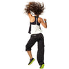 Zumba Fitness Party On Loose Racerback - Black
