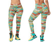 Zumba Fitness Be About Love Perfect Long Leggings - Teal Me Everything