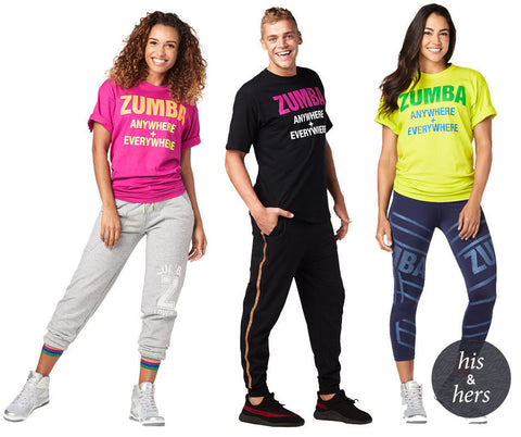 Zumba Fitness Zumba Everywhere Tee T-Shirt