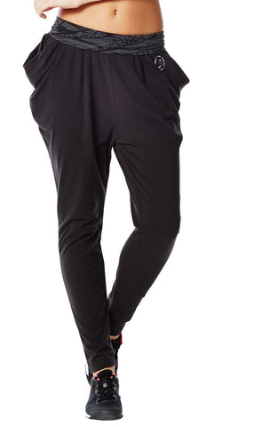 Zumba Fitness Funky Harem Pants - Sew Black (CLOSEOUT)