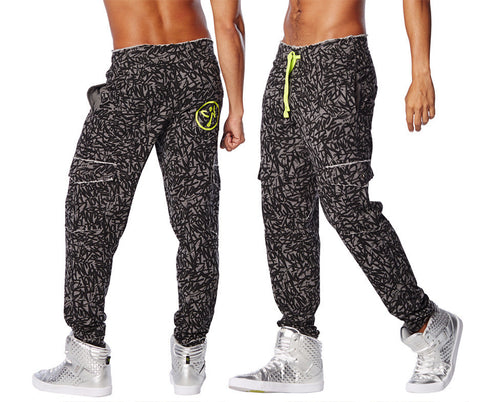 Zumba Fitness Get Funked Up Sweatpants - Go For Gunmetal Heather (CLOSEOUT)