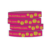 Zumba Fitness Logo Rubber Bracelet - Pink