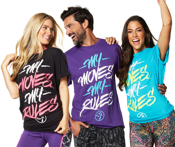 Zumba Fitness My Moves My Rules T-Shirt
