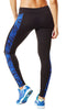Zumba Fitness Panel Perfect Leggings - Surfs Up Blue (CLOSEOUT)