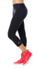 Zumba Fitness Perfect Capri Leggings - Sew Black