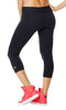 Zumba Fitness Perfect Capri Leggings - Sew Black
