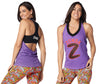 Zumba Fitness Sparkle On Halter Top - Lady Lavender
