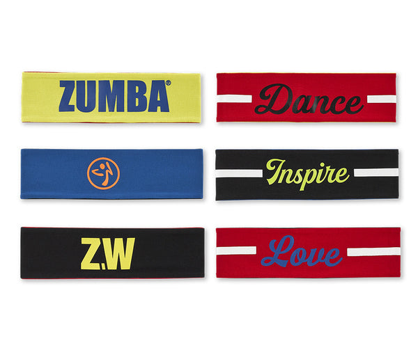 Zumba Fitness Zumba Wear Headbands 3 PK