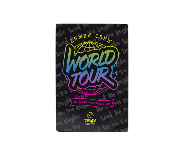 Zumba Fitness World Tour Magnet - Back to Black (CLOSEOUT)