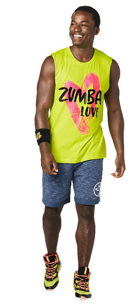 Zumba Fitness Zumba Love Muscle Tank - Zumba Green