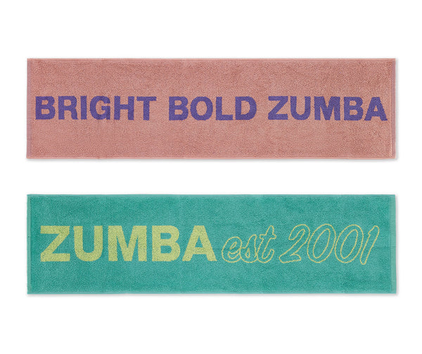 Zumba Fitness Bright Bold Zumba Fitness Towel