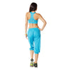 Zumba Fitness Hang Loose Harem Capri Pants - Bangin Blue