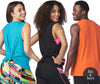 Zumba Fitness Less Talk More Dance Muscle Tank - Orange