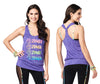 Zumba Fitness Smile Bubble Tank - Purple Pop