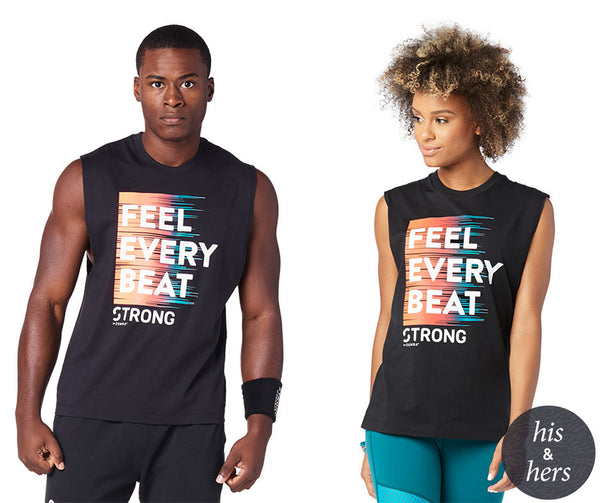 Zumba Fitness STRONG By Zumba Feel Every Beat Instructor Tank - Bold Black